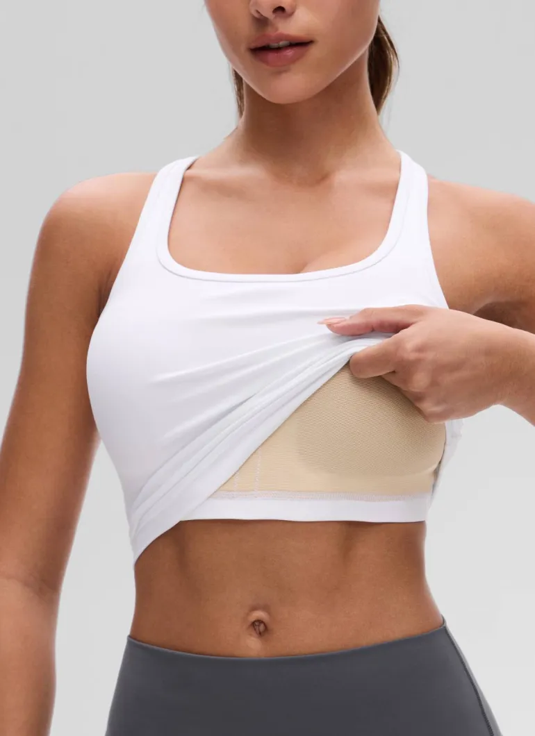 Butterluxe Racerback Built in Bra Tank