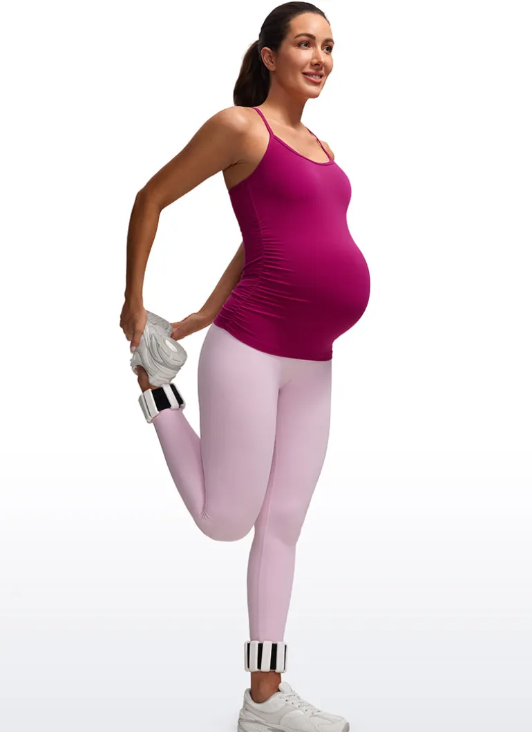 Butterluxe Ruche Sides Y Back Maternity Tank