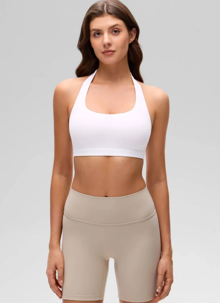 Butterluxe Scoop Neck Open Back Sports Bra