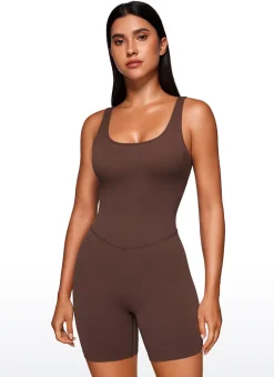Butterluxe Scoop Neck Rompers 6'' - Shorts Bodysuits