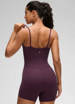 Butterluxe Soft Double Lined Thin Strap Romper