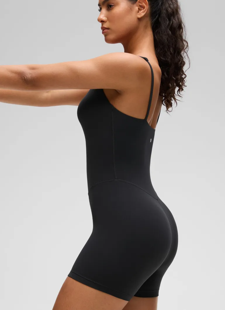 Butterluxe Soft Double Lined Thin Strap Romper