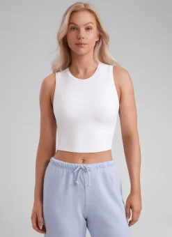 Butterluxe Soft Double Lined High Neck Tank