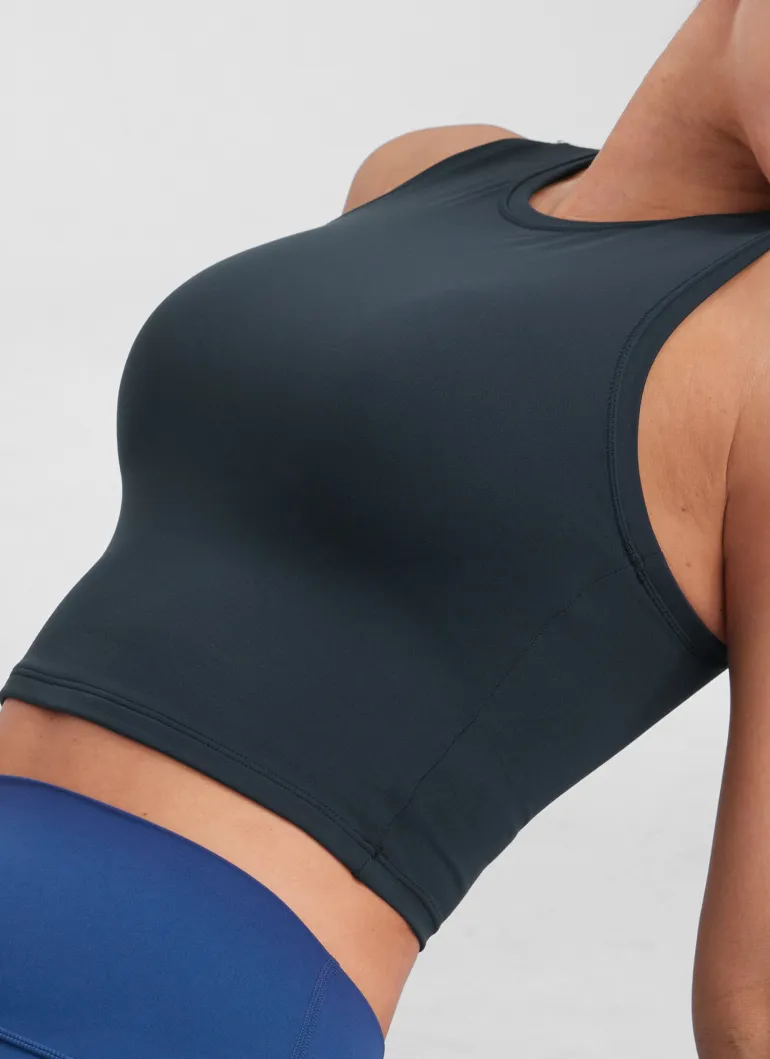 Butterluxe Soft Double Lined High Neck Tank