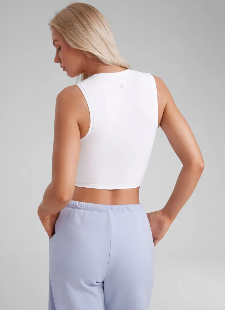 Butterluxe Soft Double Lined High Neck Tank