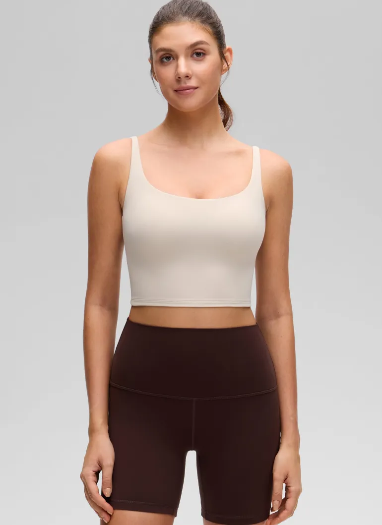 Butterluxe Soft Double Lined Square Neck Tank