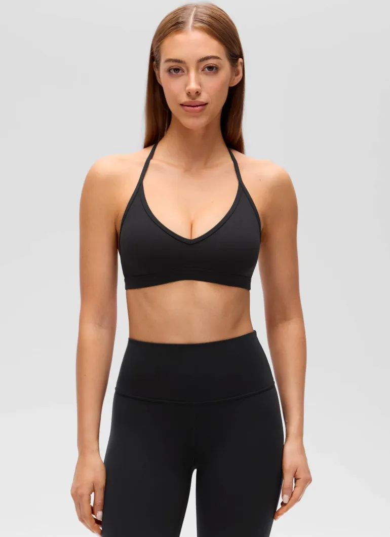 Butterluxe Soft Double Lined T Back Sports Bra