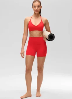 Butterluxe Soft Double Lined T Back Sports Bra