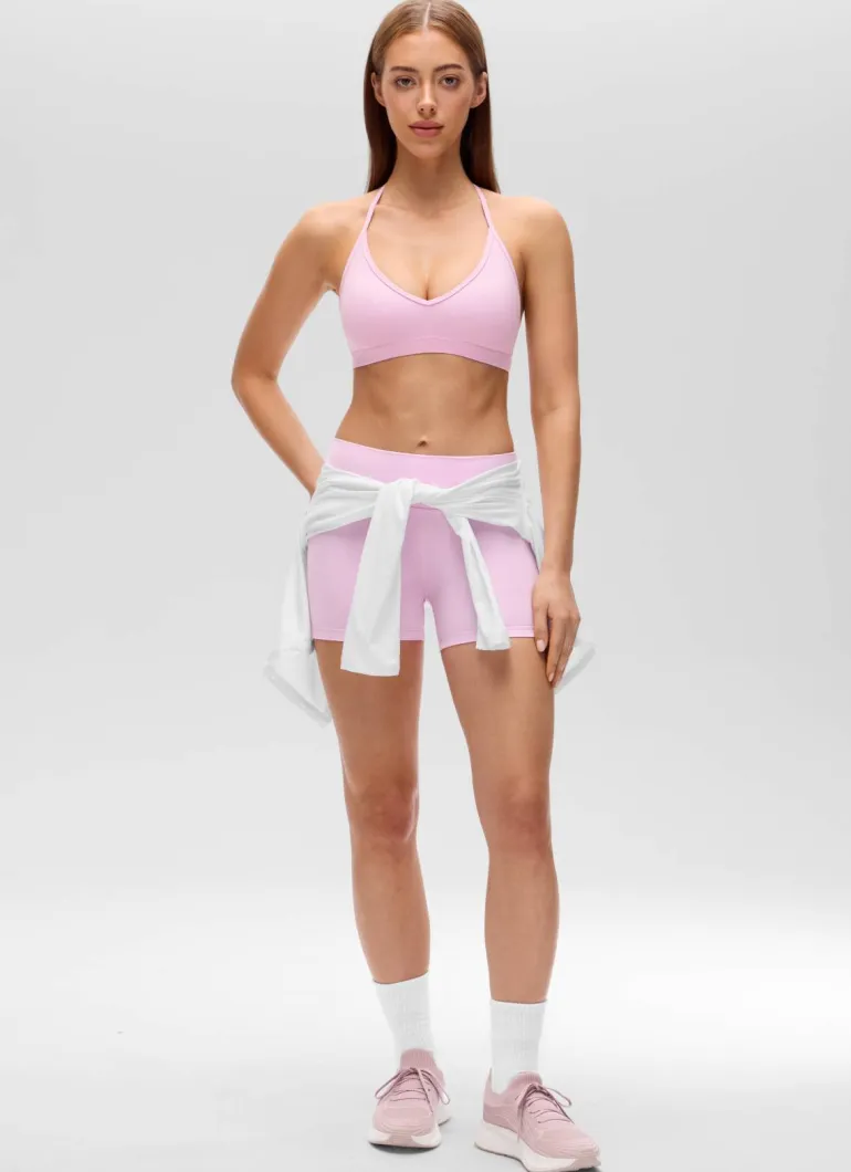 Butterluxe Soft Double Lined T Back Sports Bra