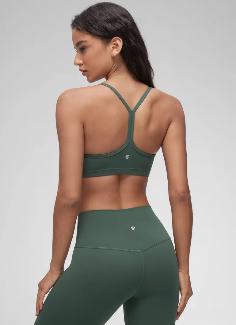 Butterluxe Sports Ruched V Neck Bra