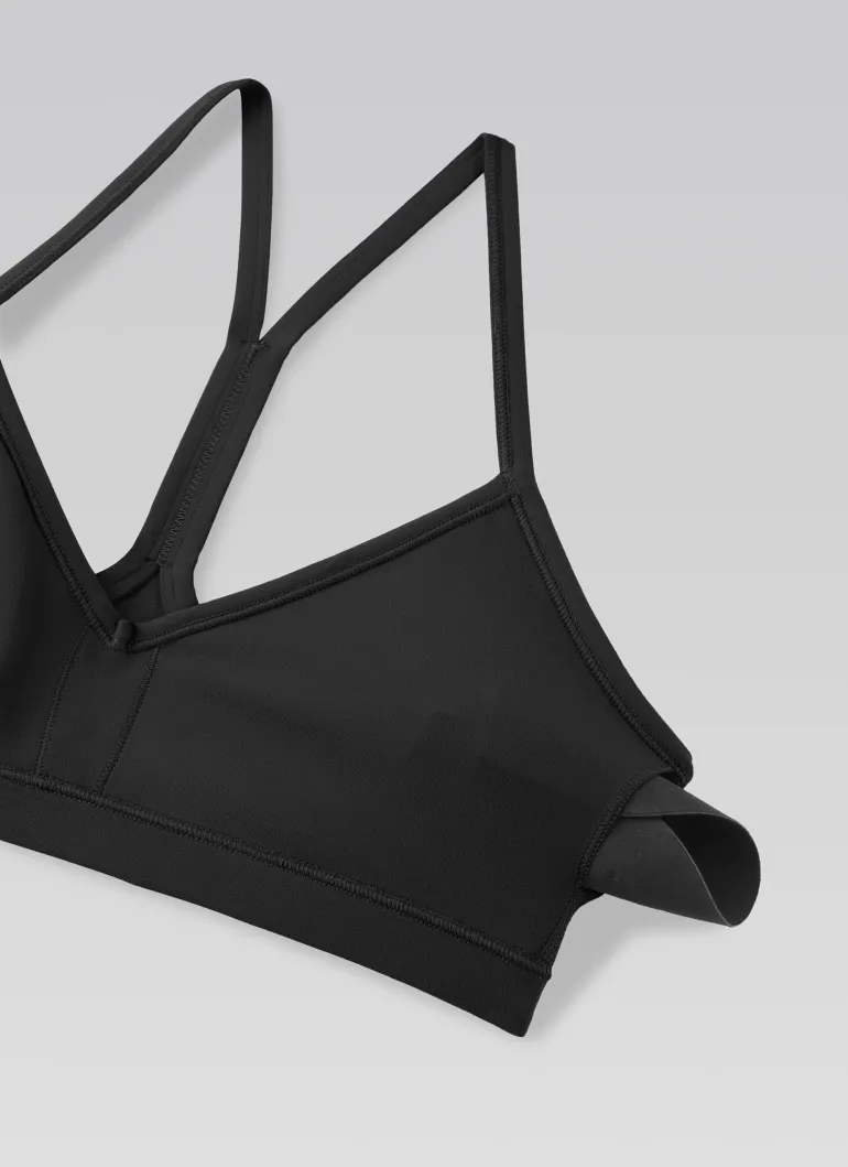 Butterluxe Sports Ruched V Neck Bra