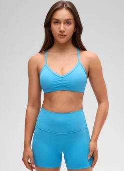 Butterluxe Sports Ruched V Neck Bra