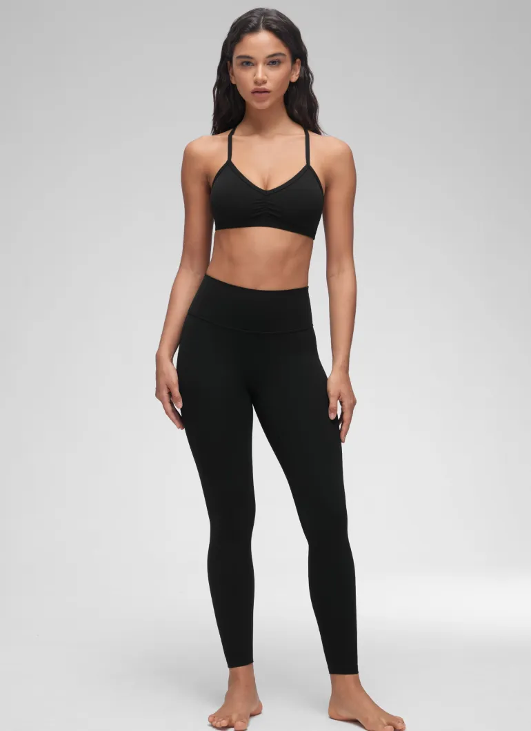 Butterluxe Sports Ruched V Neck Bra