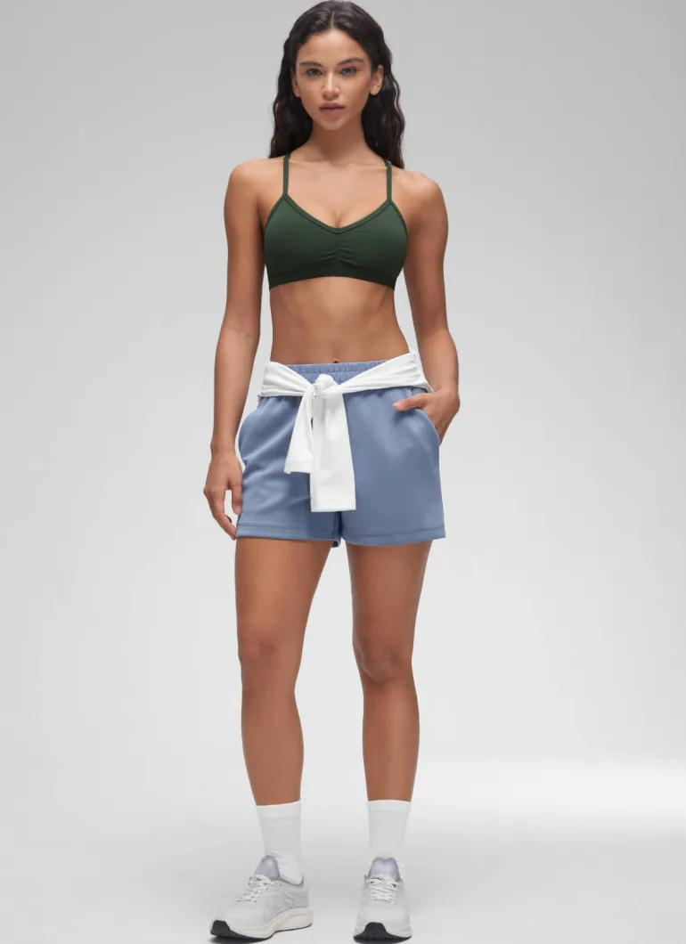 Butterluxe Sports Ruched V Neck Bra