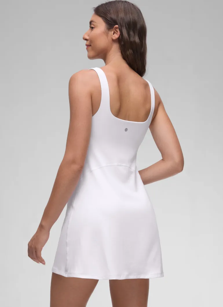 Butterluxe Square Neck Shelf Bra Dress