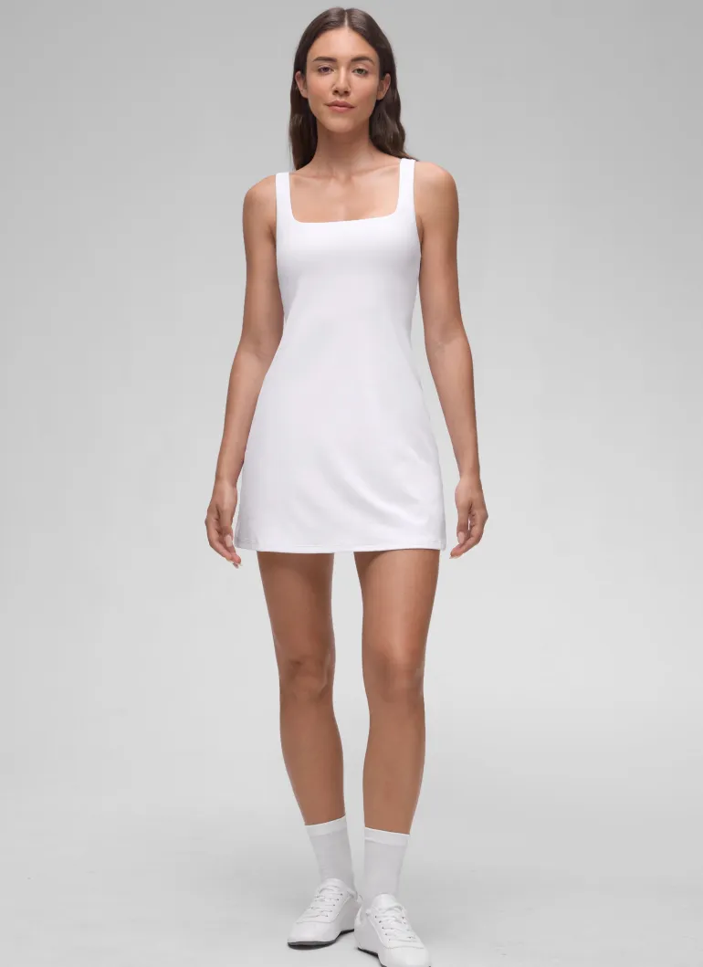 Butterluxe Square Neck Shelf Bra Dress
