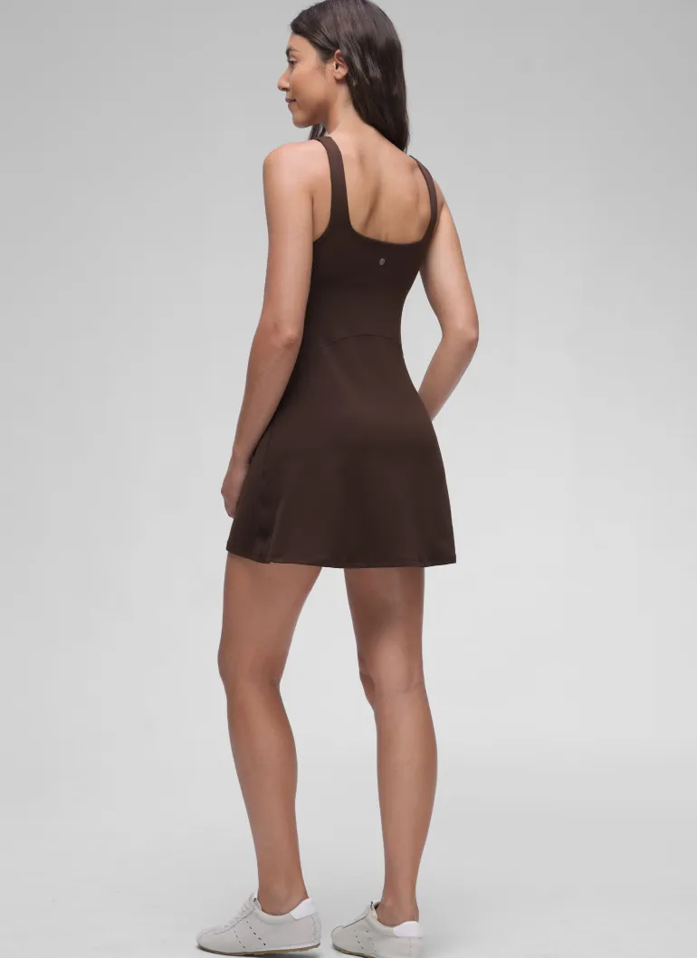 Butterluxe Square Neck Shelf Bra Dress