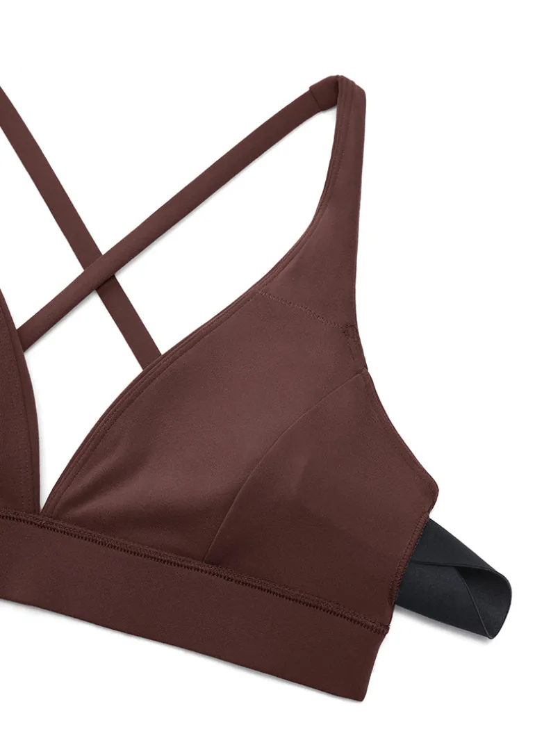 Butterluxe Thin Strap Criss Cross Bra