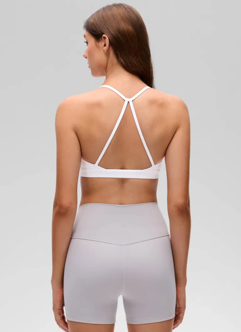 Butterluxe Thin Strap Cross Back Sports Bra