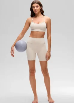 Butterluxe Thin Strap Cross Back Sports Bra