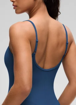 Butterluxe Thin Strap Shorts Bodysuit 4''
