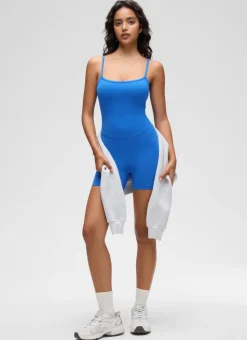 Butterluxe Thin Strap Shorts Bodysuit 4''