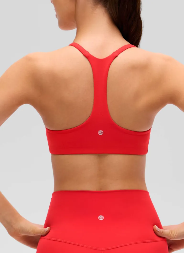 Butterluxe Thin Straps Racerback Sports Bra