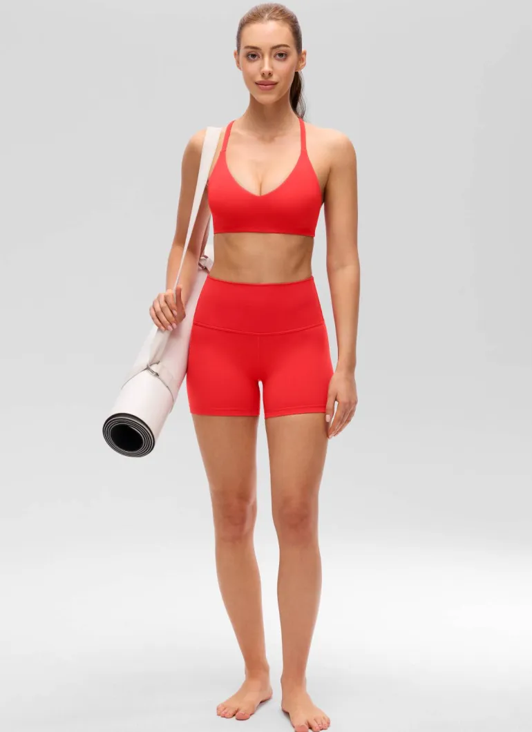 Butterluxe Thin Straps Racerback Sports Bra