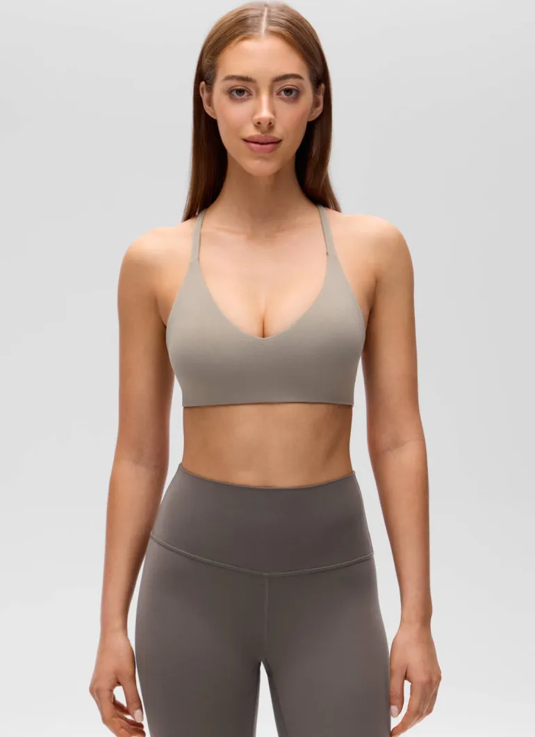 Butterluxe Thin Straps Racerback Sports Bra
