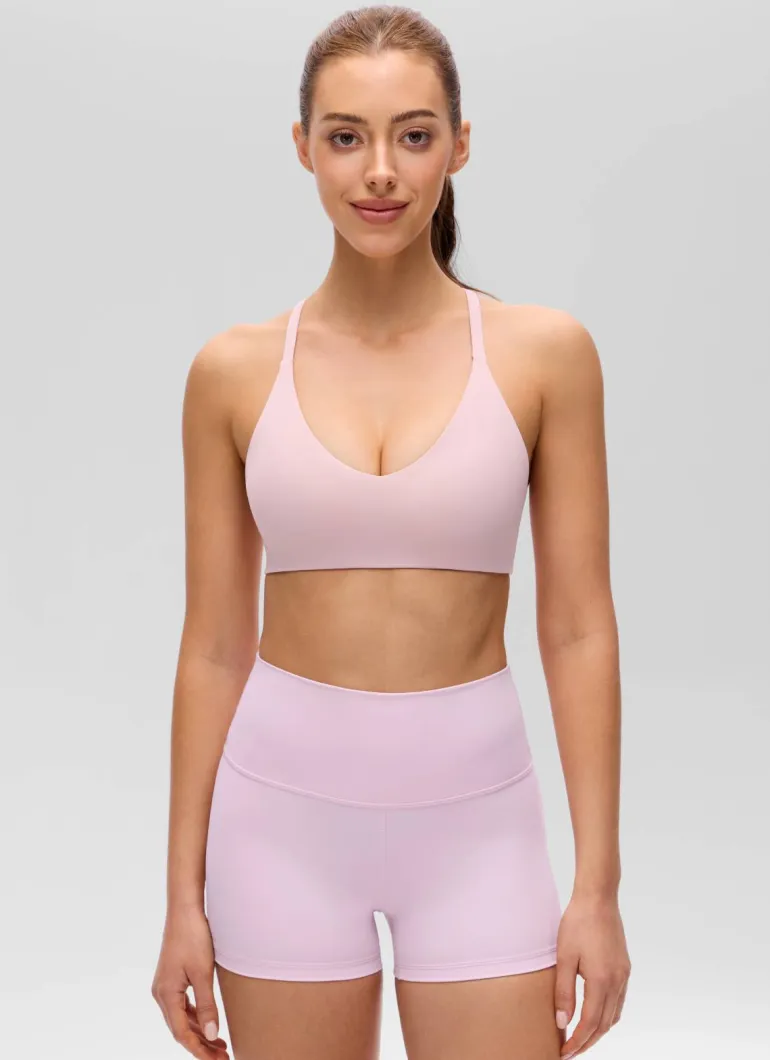 Butterluxe Thin Straps Racerback Sports Bra