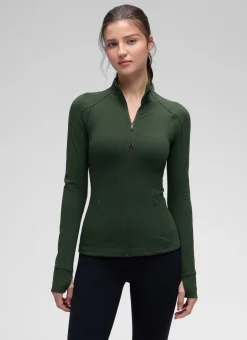 Butterluxe ThumbHole Full Zip Long Sleeve