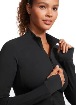Butterluxe ThumbHole Full Zip Long Sleeve
