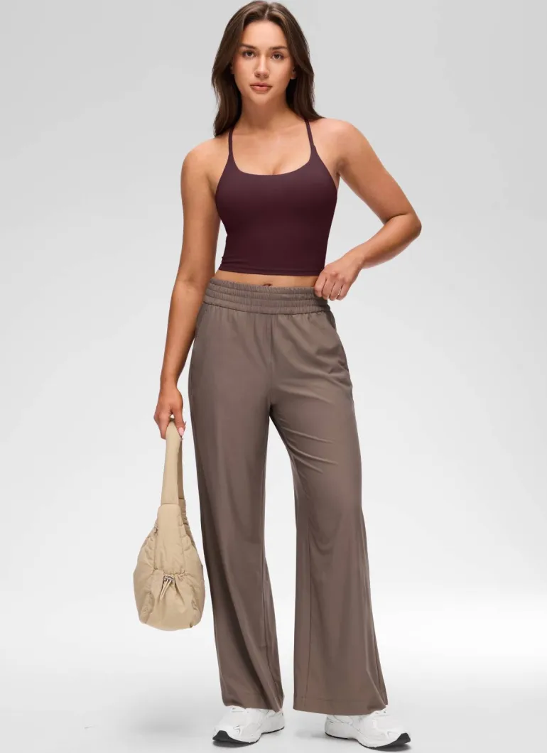 Butterluxe Twist Cross Back Built in Bra Tank