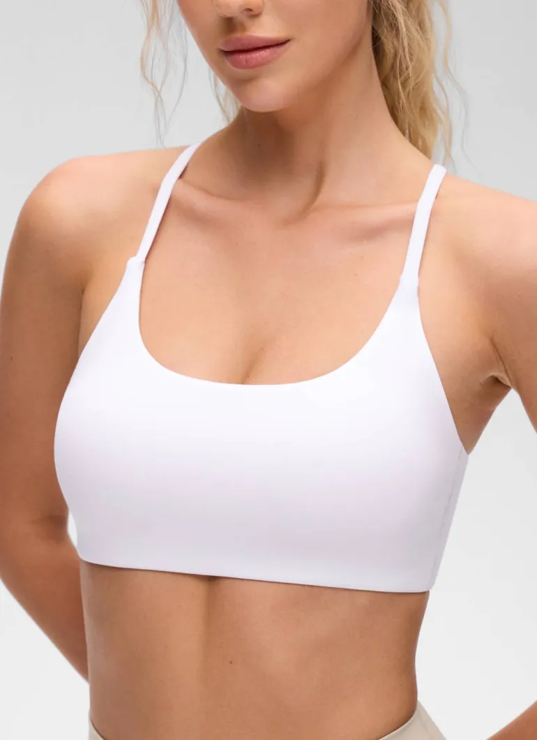 Butterluxe Twist Cross Back Sports Bra