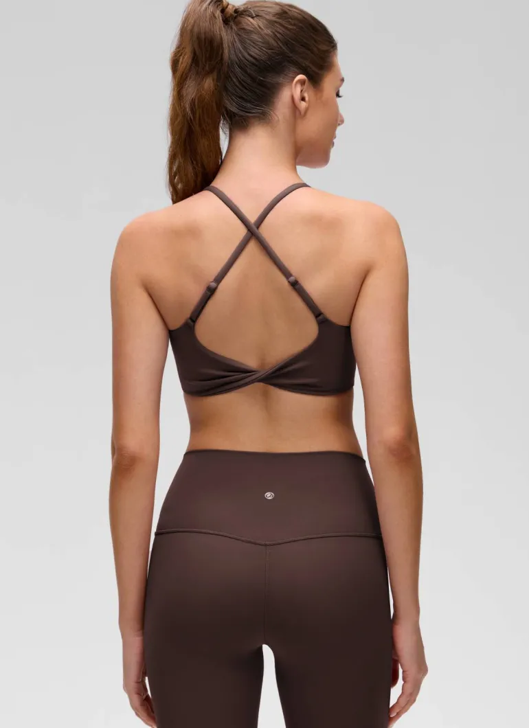 Butterluxe Twist Cross Back Sports Bra