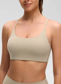 Butterluxe Twist Cross Back Sports Bra