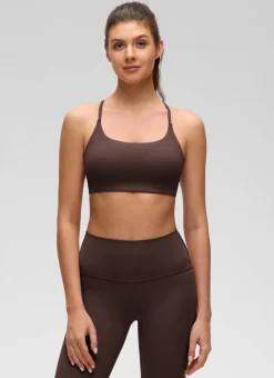 Butterluxe Twist Cross Back Sports Bra