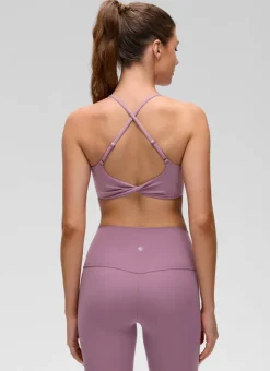 Butterluxe Twist Cross Back Sports Bra