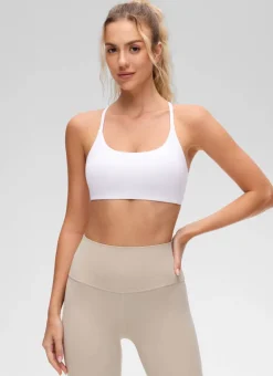 Butterluxe Twist Cross Back Sports Bra