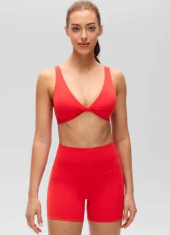 Butterluxe Twist V Neck U Back Sports Bra