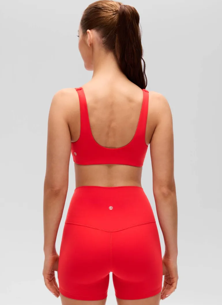 Butterluxe Twist V Neck U Back Sports Bra