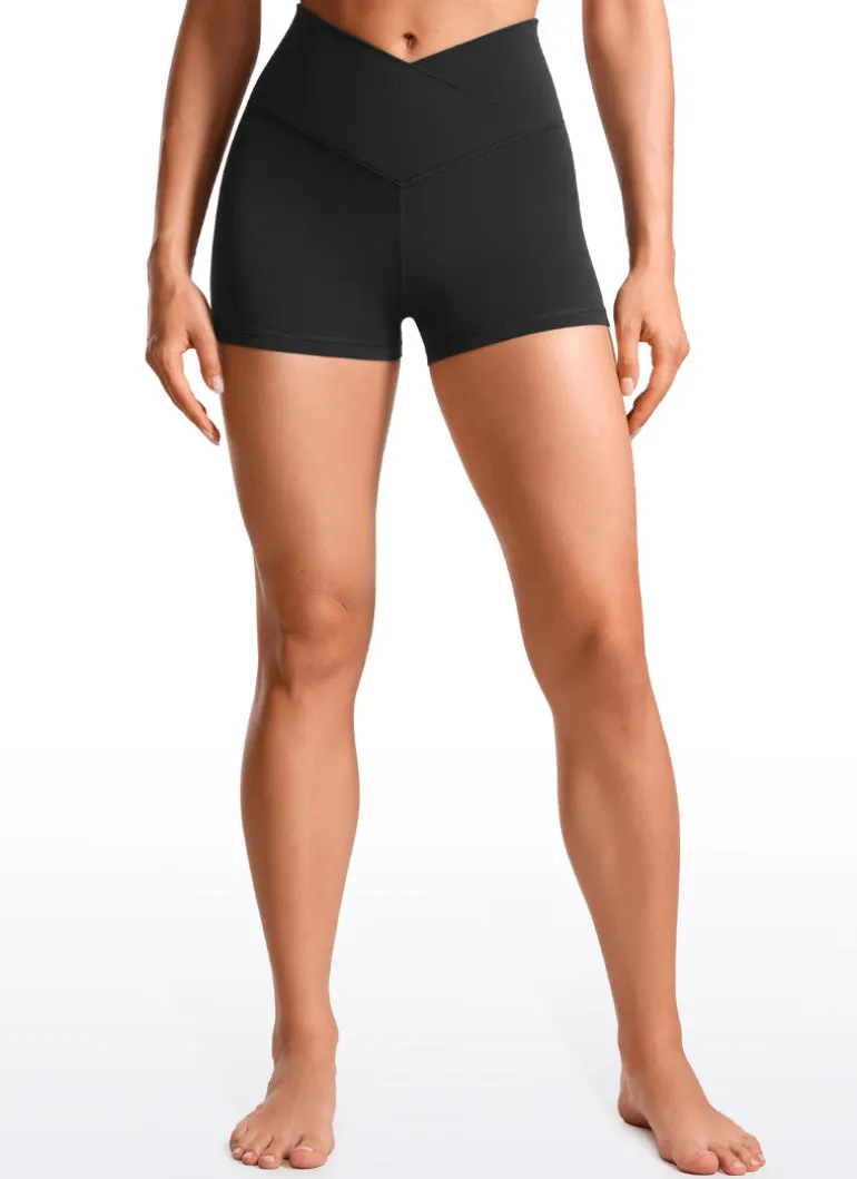 Butterluxe V Cross Waist Shorts 3"