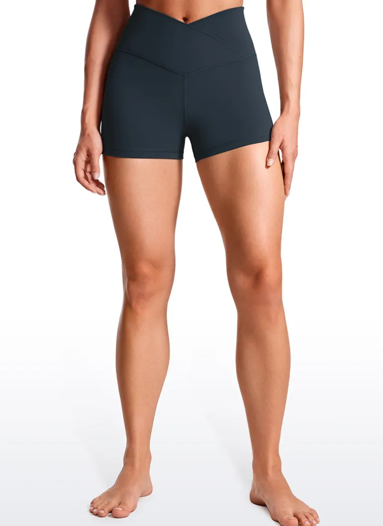 Butterluxe V Cross Waist Shorts 3"