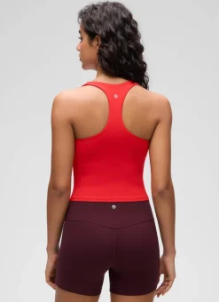 Butterluxe V Neck Racerback Shelf Bra Tank