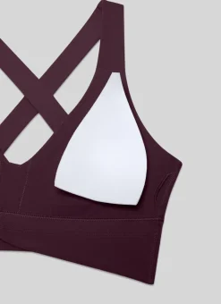Butterluxe V Neck Ruched Longline Bras