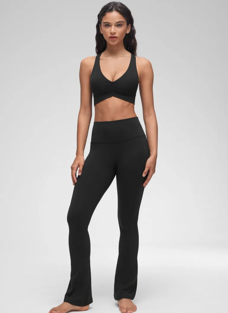 Butterluxe V Neck Ruched Longline Bras