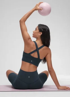 Butterluxe V Neck Ruched Longline Bras