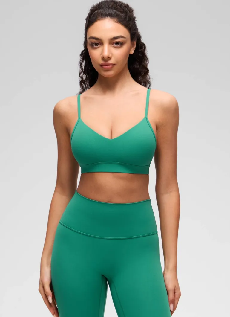 Butterluxe V Neck Spaghetti Strap Bra
