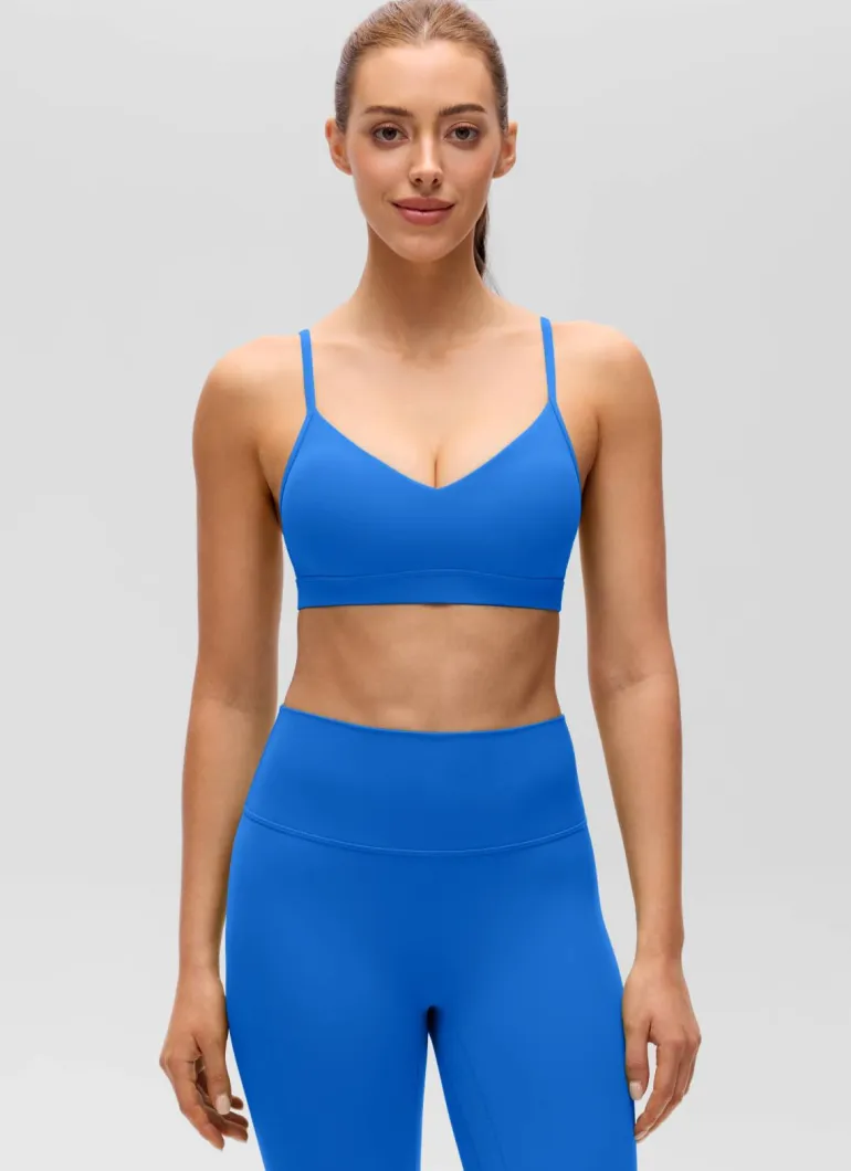 Butterluxe V Neck Spaghetti Strap Bra