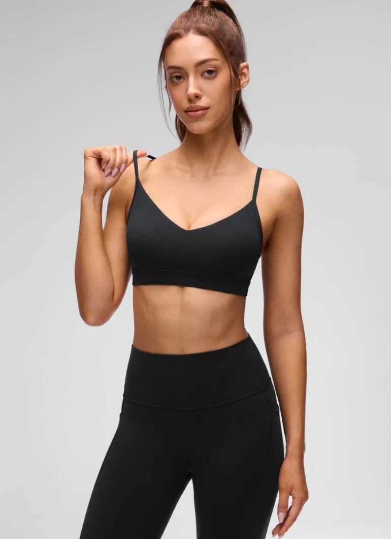 Butterluxe V Neck Spaghetti Strap Bra